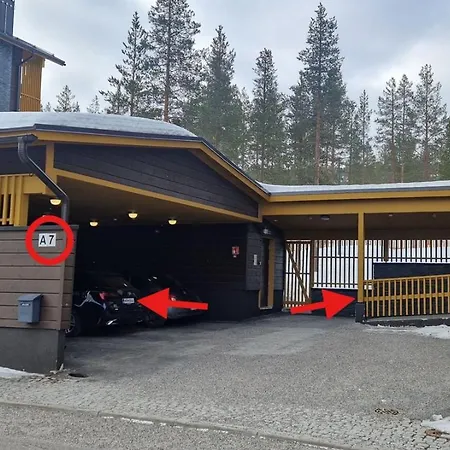 Tunturinlaita A4, Ski-in Ski-out 3xbedroom * 列维