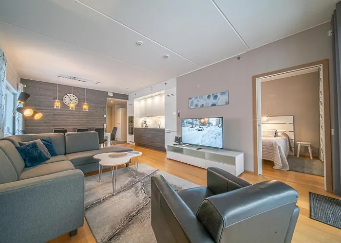 Tunturinlaita A4, Ski-in Ski-out 3xbedroom * Levi