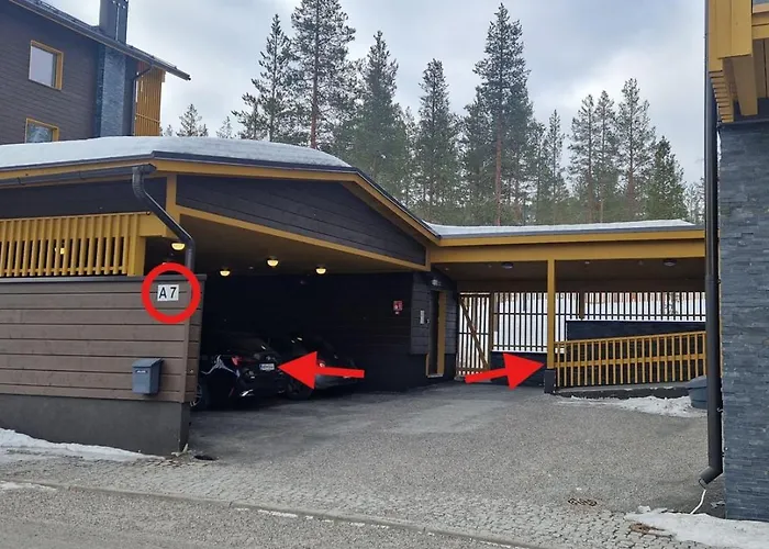 Tunturinlaita A4, Ski-in Ski-out 3xbedroom * Levi